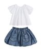 Sweet Cactus Sweet Cactus Lace-Trim Bow Skirt Set - 1