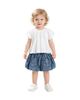 Sweet Cactus Sweet Cactus Lace-Trim Bow Skirt Set - 2