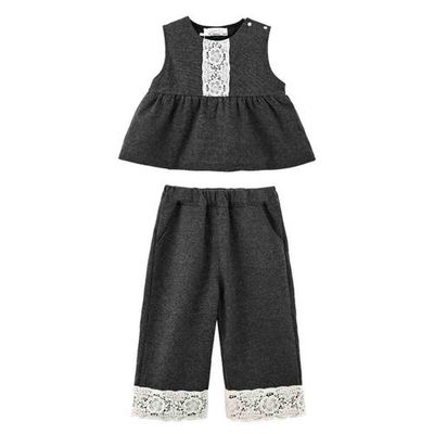 Sweet Cactus Sweet Cactus Lace Two-Piece Pants Set