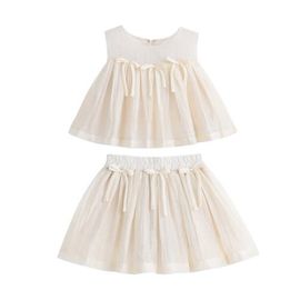 Sweet Cactus Sweet Cactus Skirt Set with Bows