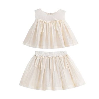 Sweet Cactus Sweet Cactus Skirt Set with Bows