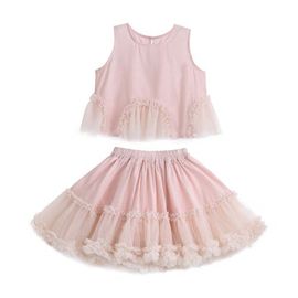 Sweet Cactus Sweet Cactus Tulle Ruffle Skirt Set
