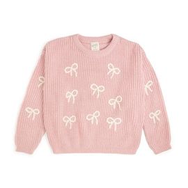 Sweet Wink Sweet Wink All Over Bows Knit Sweater
