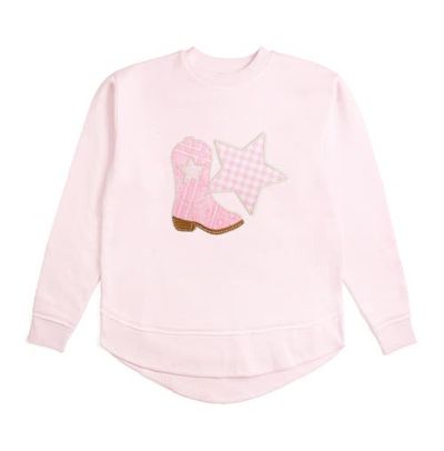 Sweet Wink Sweet Wink Bandana Cowgirl Patch Western Women's Sweatshirt
