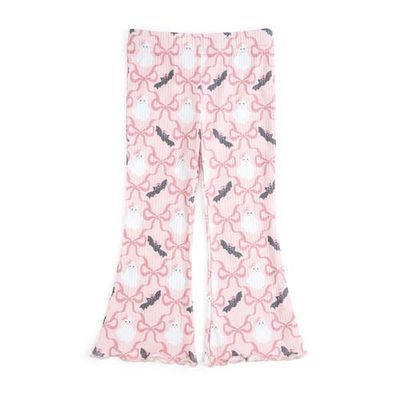 Sweet Wink Sweet Wink Bat And Ghost Trellis Halloween Flare Legging