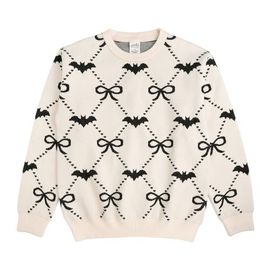 Sweet Wink Sweet Wink Bat Trellis Halloween Women's Sweater