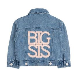 Sweet Wink Sweet Wink Big Sis Pearl Patch Denim Jacket 