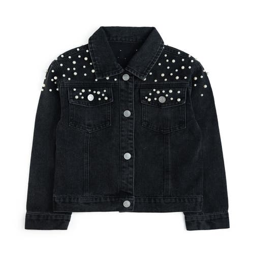 Sweet Wink Sweet Wink Black Pearl Denim Jacket