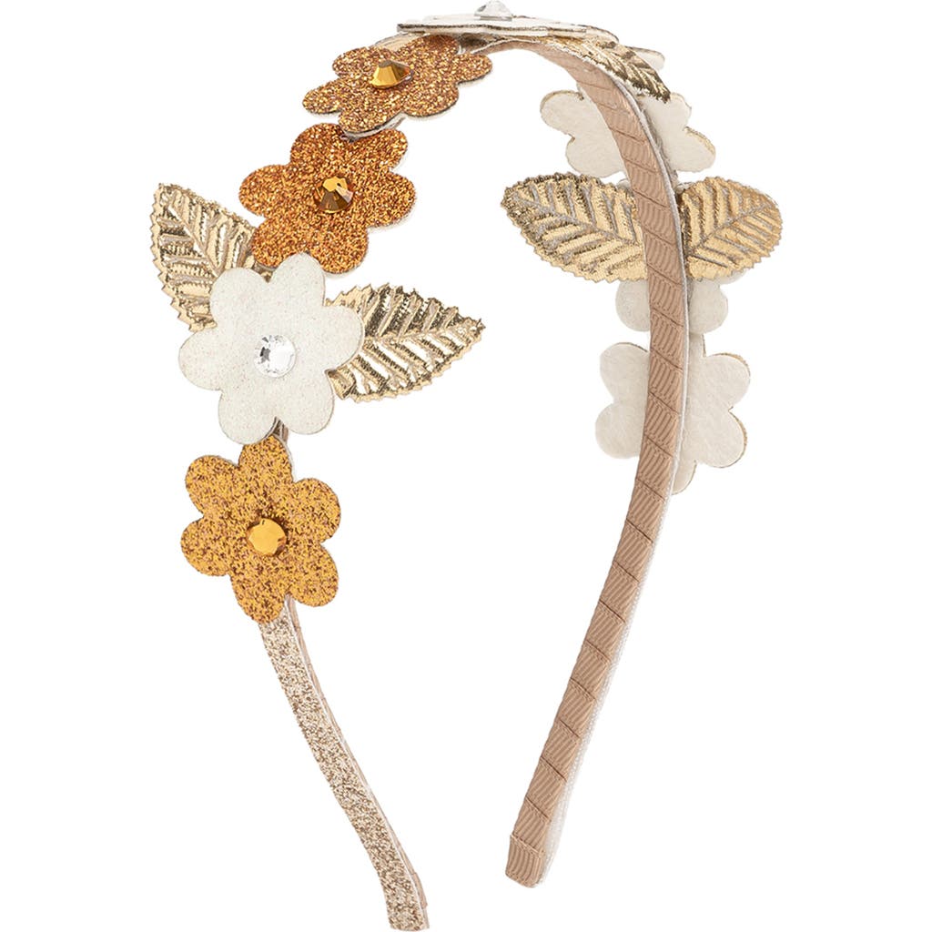 Sweet Wink Sweet Wink Boho Floral Glitter Headband