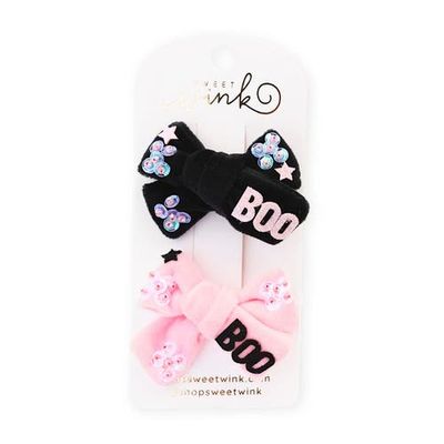 Sweet Wink Sweet Wink Boo Bows Halloween Clip Set