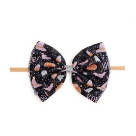 Sweet Wink Sweet Wink Boo Halloween Tulle Bow Baby Headband