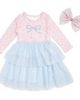 Sweet Wink Sweet Wink Bow & Bloom Long Sleeve Tutu Dress & Clip Set (toddler & Little Kid) - 1