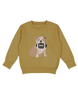 Sweet Wink Sweet Wink Boys' Bulldog Football Patch Sweatshirt