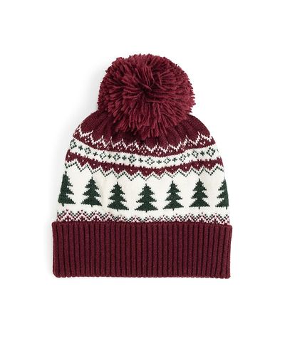 Sweet Wink Sweet Wink Boys' Christmas Tree Fair Isle Beanie