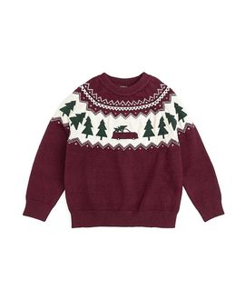 Sweet Wink Sweet Wink Boys' Christmas Truck Fair Isle Sweater