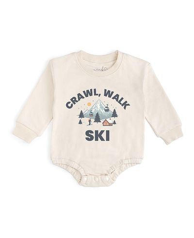 Sweet Wink Sweet Wink Boys' Crawl, Walk, Ski Long Sleeve Romper