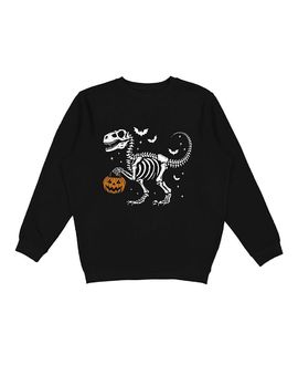 Sweet Wink Sweet Wink Boys' Dinosaur Skeleton Halloween Sweatshirt