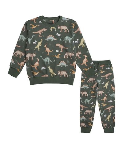 Sweet Wink Sweet Wink Boys' Dinosaurs Rock Sweatshirt & Jogger Set