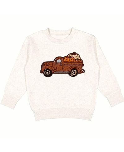 Sweet Wink Sweet Wink Boys' Fall Truck Patch Sweatshirt
