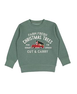 Sweet Wink Sweet Wink Boys' Farm Fresh Christmas Tree Patch Sweatshirt