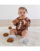 Sweet Wink Sweet Wink Boys' Football Lace Patch Long Sleeve Romper - 2