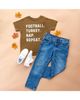 Sweet Wink Sweet Wink Boys' Football Turkey Nap Repeat Thanksgiving Short Sleeve T-Shirt - 3