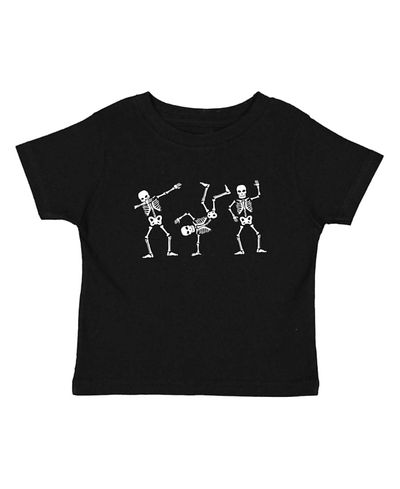 Sweet Wink Sweet Wink Boys' Glow In The Dark Silly Skelly Halloween Short Sleeve T-Shirt