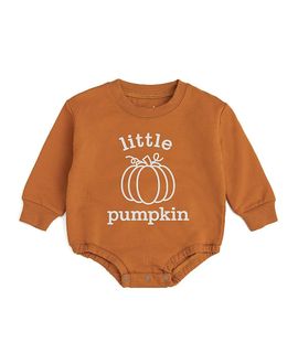 Sweet Wink Sweet Wink Boys' Little Pumpkin Long Sleeve Romper