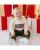 Sweet Wink Sweet Wink Boys' Merry Tartan Patch Christmas Long Sleeve Romper - 2
