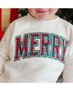 Sweet Wink Sweet Wink Boys' Merry Tartan Patch Christmas Sweatshirt - 3