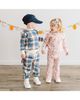 Sweet Wink Sweet Wink Boys' Navy Plaid Sweatshirt & Jogger Set - 3