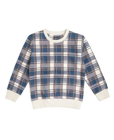 Sweet Wink Sweet Wink Boys' Plaid Sweatshirt