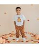 Sweet Wink Sweet Wink Boys' Pumpkin Teddy Bear Patch Short Sleeve T-Shirt - 2