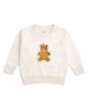 Sweet Wink Sweet Wink Boys' Pumpkin Teddy Bear Patch Sweatshirt - 1