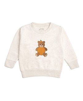 Sweet Wink Sweet Wink Boys' Pumpkin Teddy Bear Patch Sweatshirt