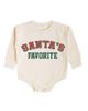 Sweet Wink Sweet Wink Boy's Santa's Favorite Christmas Long Sleeve Romper - 1