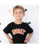 Sweet Wink Sweet Wink Boys' Spooky Orange Patch Halloween Short Sleeve T-Shirt - 4