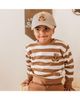 Sweet Wink Sweet Wink Boys' Teddy Bear Patch Striped Sweatshirt - 3