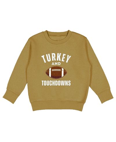 Sweet Wink Sweet Wink Boys' Turkey and Touchdowns Thanksgiving Sweatshirt