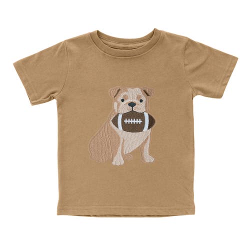 Sweet Wink Sweet Wink Bulldog Football Patch Short Sleeve T-Shirt