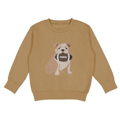 Sweet Wink Sweet Wink Bulldog Football Patch Sweatshirt