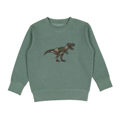 Sweet Wink Sweet Wink Camo Dino Patch Sweatshirt