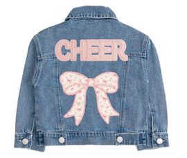 Sweet Wink Sweet Wink Cheer Bow Patch Denim Jacket 