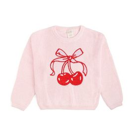 Sweet Wink Sweet Wink Cherry Bow Knit Sweater