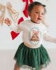 Sweet Wink Sweet Wink Emerald Rhinestone Christmas Tulle Bow Baby Headband (Baby) - 2