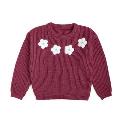Sweet Wink Sweet Wink Floral Applique Sweater