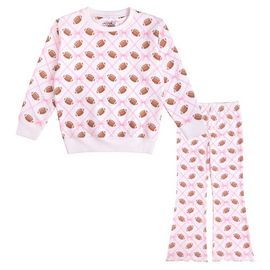 Sweet Wink Sweet Wink Football Trellis Sweatshirt & Flare Legging Set