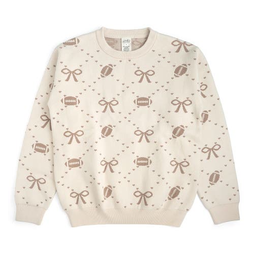Sweet Wink Sweet Wink Football Trellis Women's Sweater