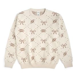 Sweet Wink Sweet Wink Football Trellis Women's Sweater