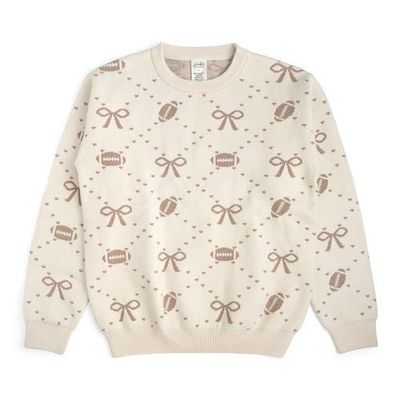 Sweet Wink Sweet Wink Football Trellis Women's Sweater